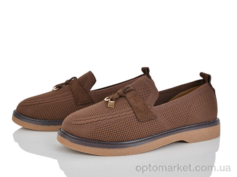 Купить Туфлі жіночі Y097-3 Loretta коричневий, фото 1