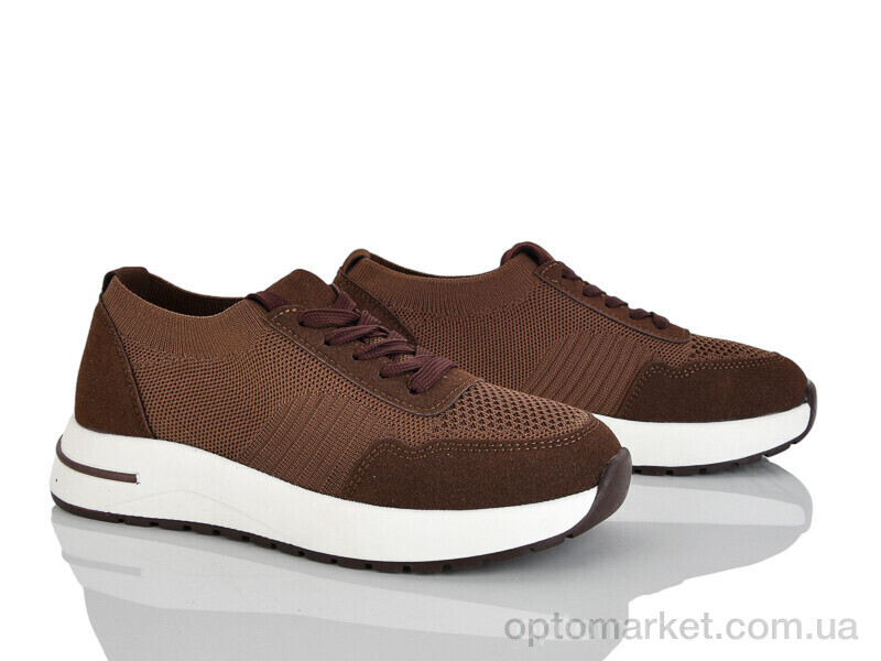 Купить Кросівки жіночі Y098-1 Loretta коричневий, фото 1