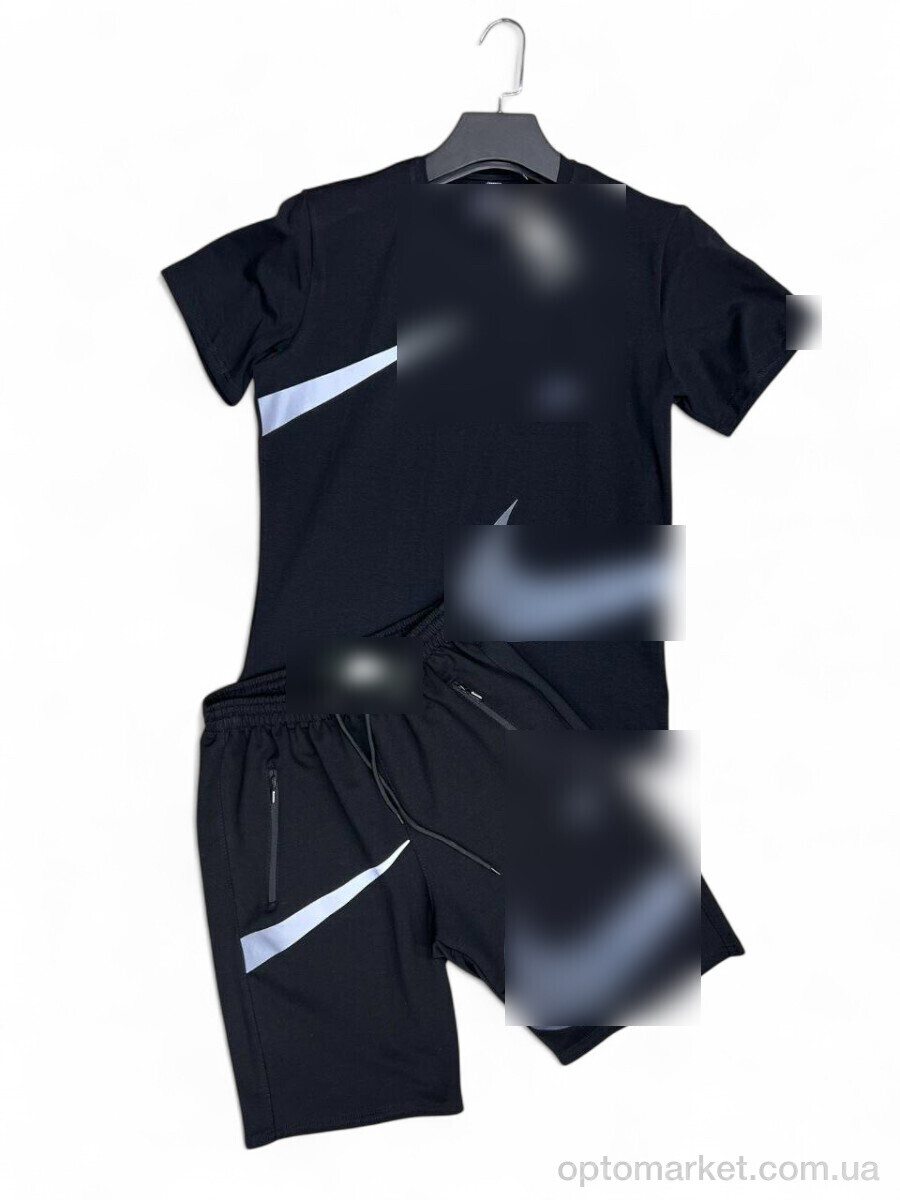 Купить Спортивний костюм чоловічі Y1-1 black N.ke чорний, фото 1