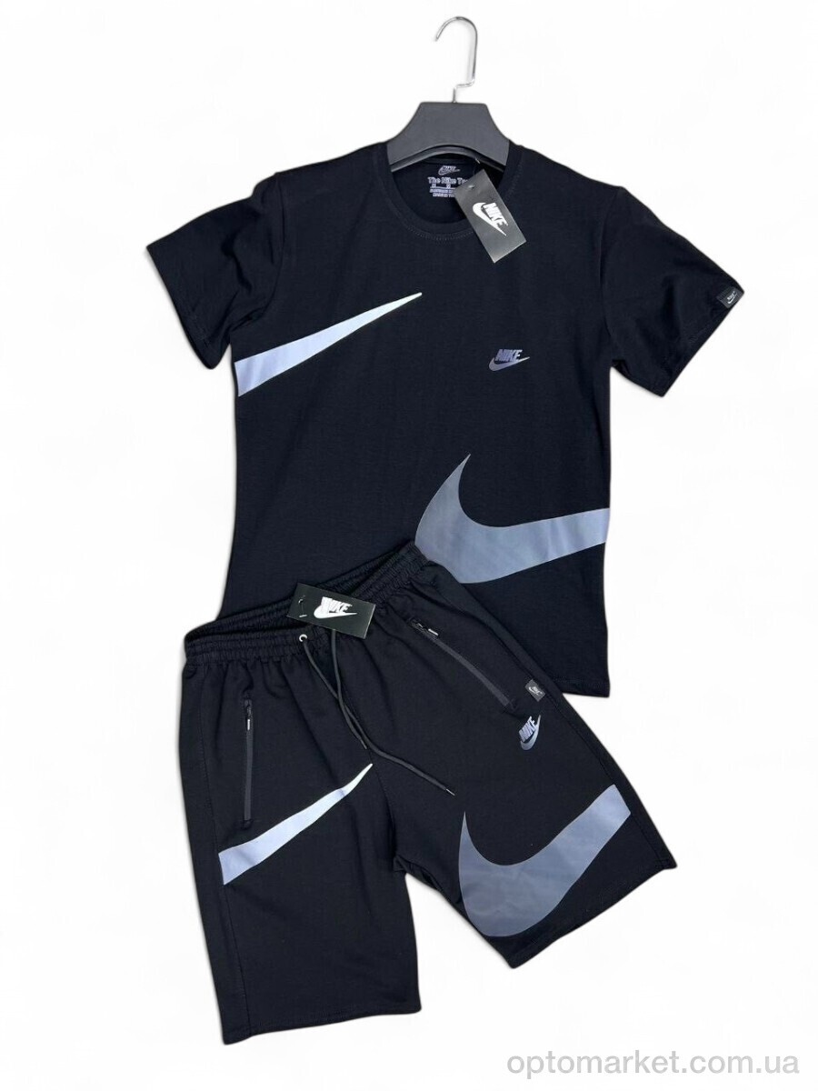 Купить Спортивний костюм чоловічі Y1-1 black N.ke чорний, фото 2