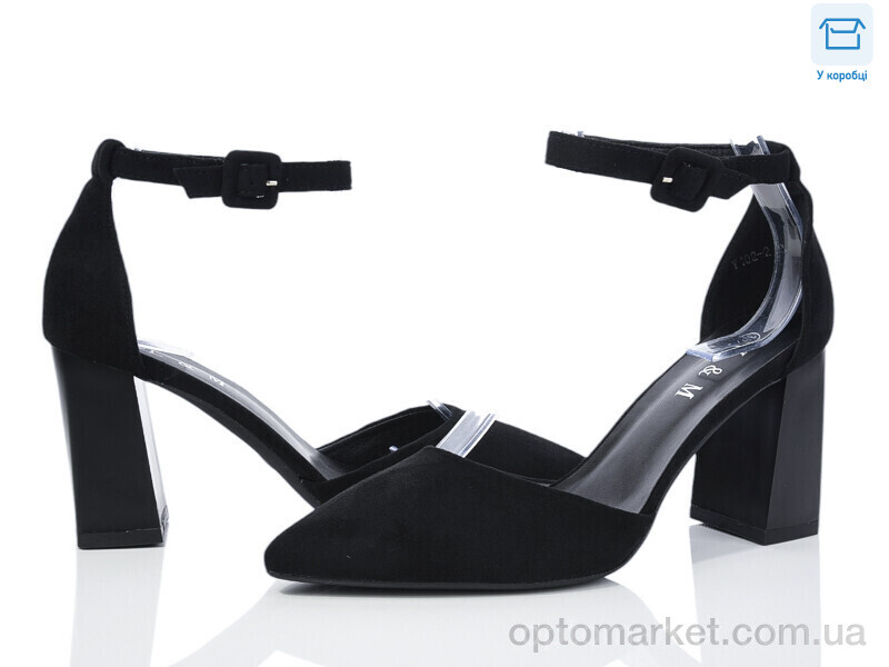 Купить Туфлі жіночі Y102-2 L&M чорний, фото 1