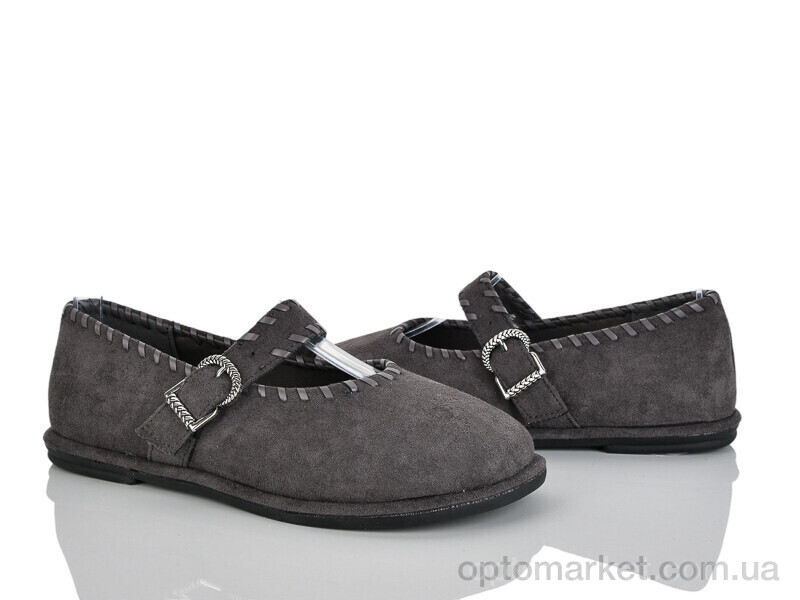Купить Балетки жіночі Y102-3 Loretta сірий, фото 1