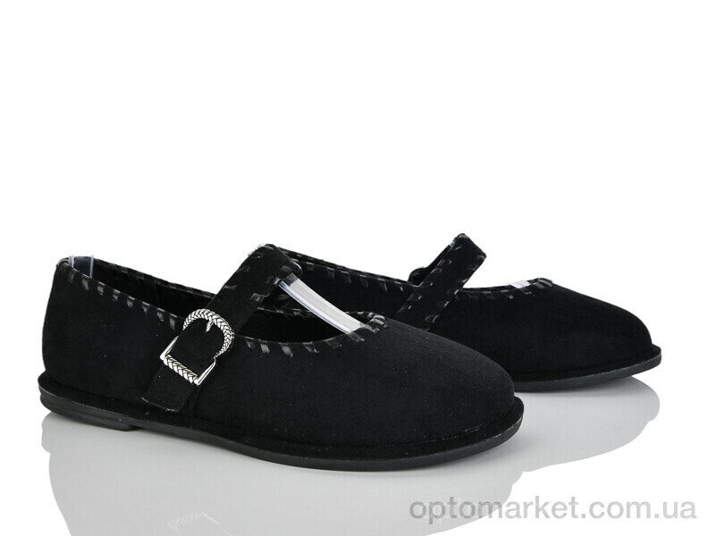 Купить Балетки жіночі Y102 Loretta чорний, фото 1