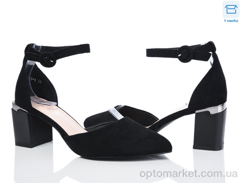 Купить Туфлі жіночі Y107-1 L&M чорний, фото 1