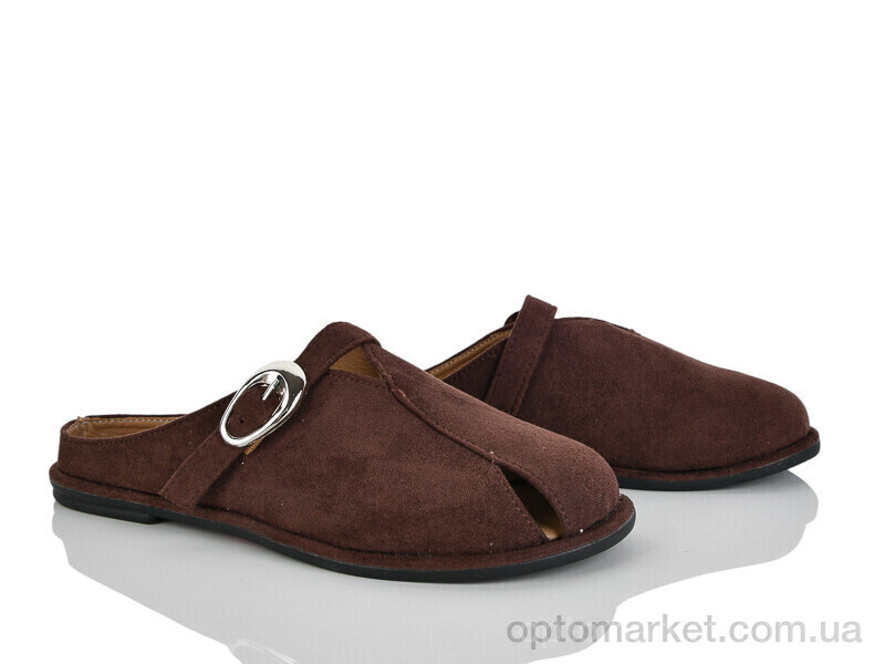 Купить Шльопанці жіночі Y107-1 Loretta коричневий, фото 1