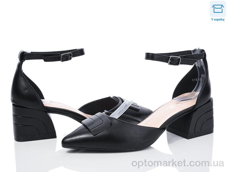 Купить Туфлі жіночі Y112-2 L&M чорний, фото 1