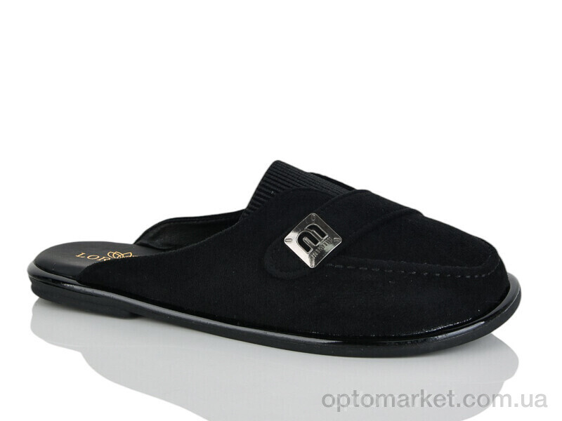 Купить Шльопанці жіночі Y112-3 Loretta чорний, фото 1