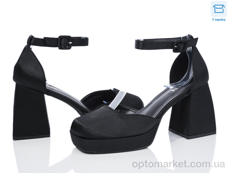 Купить Туфлі жіночі Y114-4 L&M чорний, фото 1