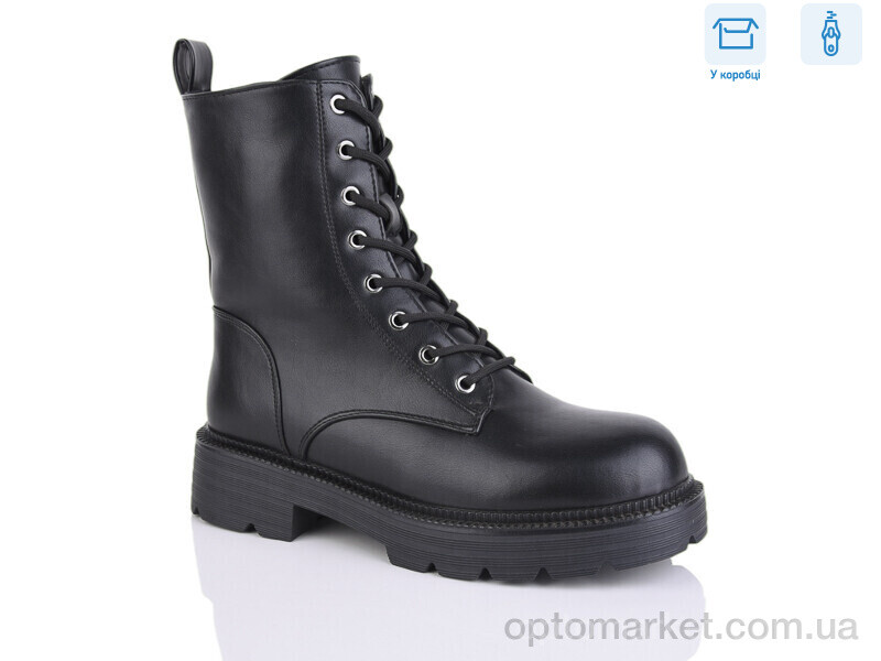 Купить Черевики жіночі Y1 Girnaive чорний, фото 1