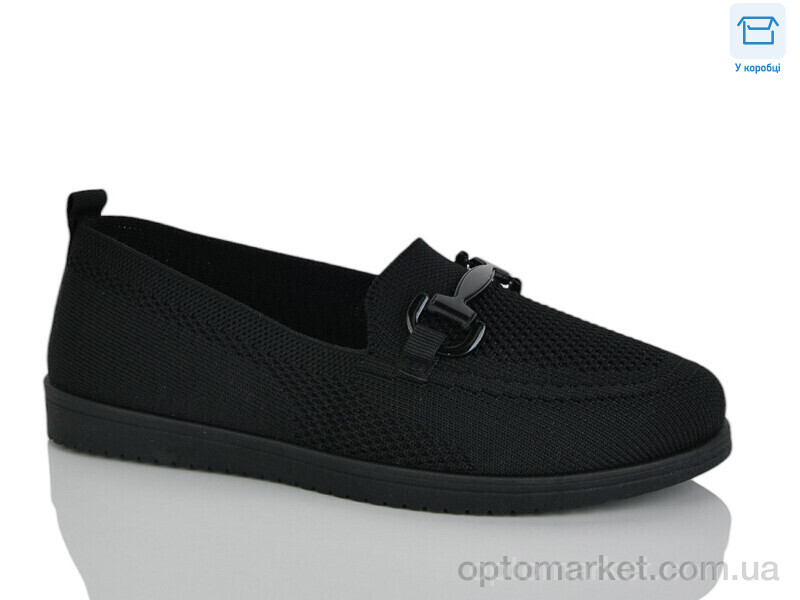 Купить Балетки жіночі Y12-1 Alimama чорний, фото 1