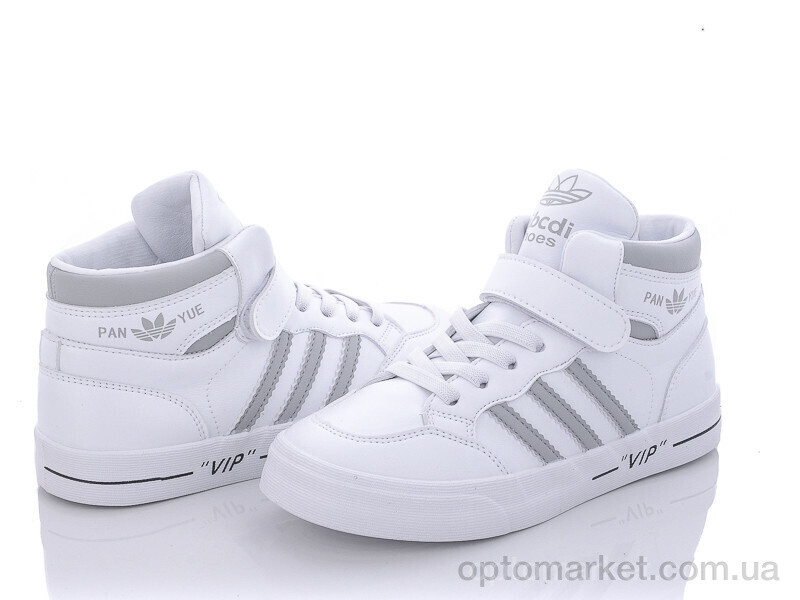 Купить Кросівки дитячі Y126(7682) white-grey Angel білий, фото 2