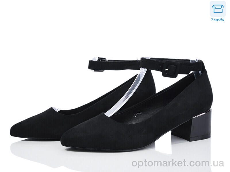Купить Туфлі жіночі Y130-1 L&M чорний, фото 1