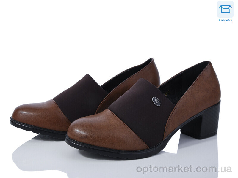 Купить Туфлі жіночі Y132-2 Yimeili коричневий, фото 1