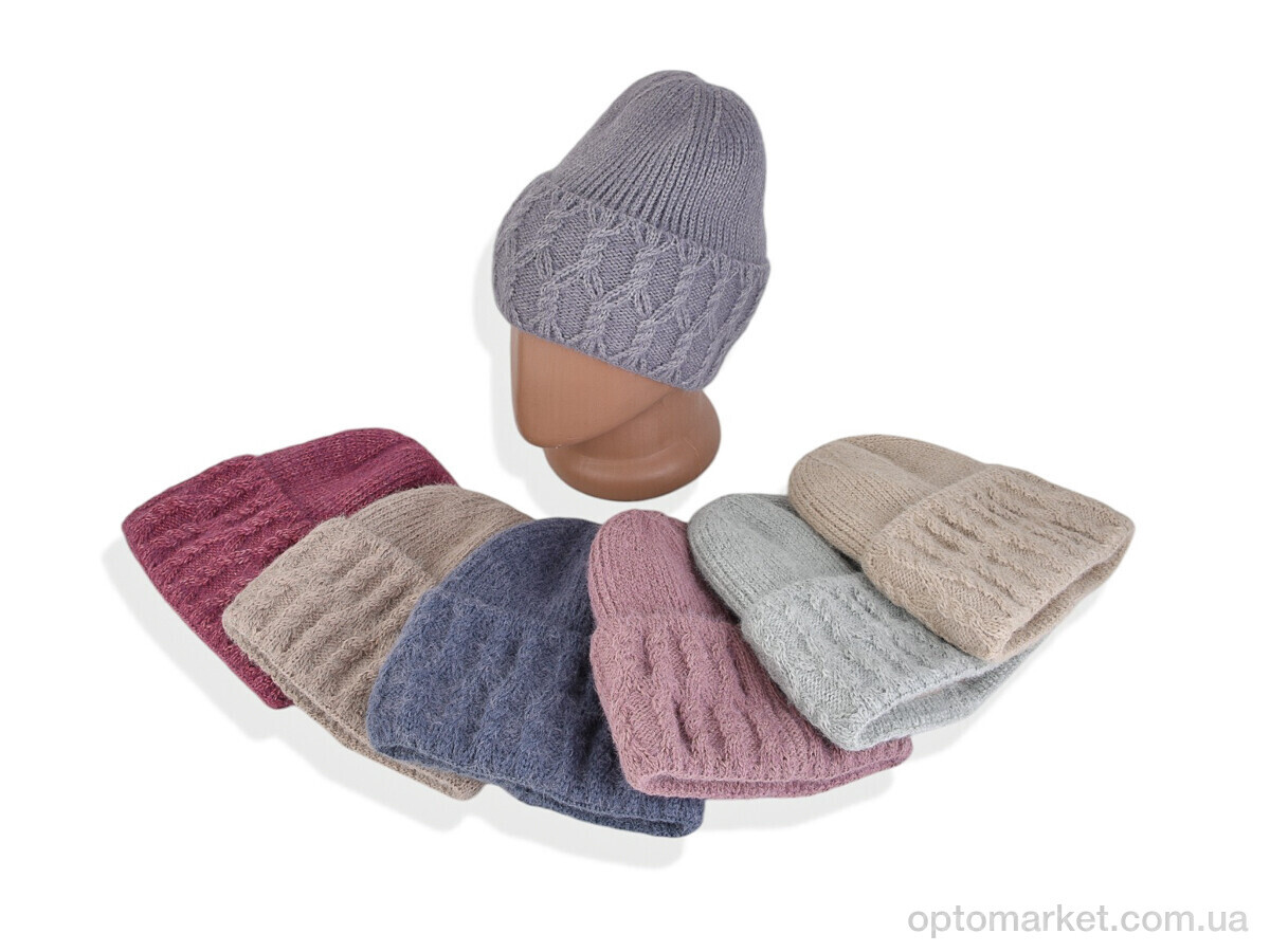 Купить Шапка жіночі Y137 mix Red Hat мікс, фото 1