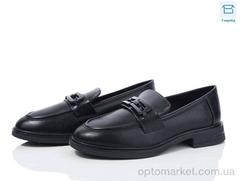 Купить Туфлі жіночі Y141-1 L&M чорний, фото 1