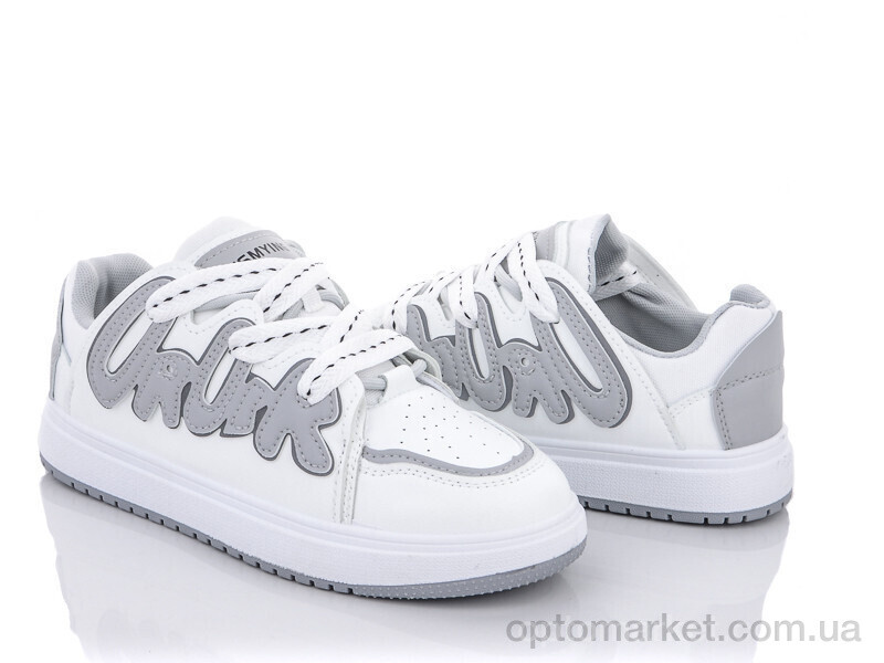 Купить Кросівки жіночі Y148(K37) white-grey Violeta only one білий, фото 1
