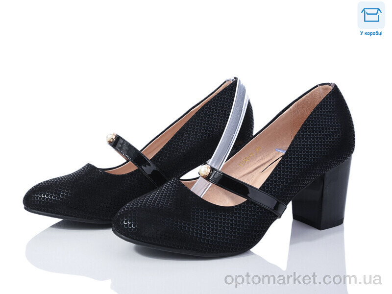 Купить Туфлі жіночі Y150-9 Yimeili чорний, фото 1