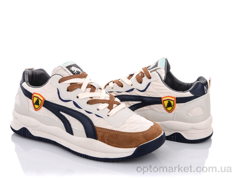 Купить Кросівки чоловічі Y153(TJ666) beige-khaki Wonex бежевий, фото 1