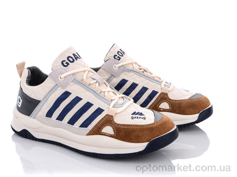 Купить Кросівки чоловічі Y154(TJ999) beige-khaki Wonex бежевий, фото 1