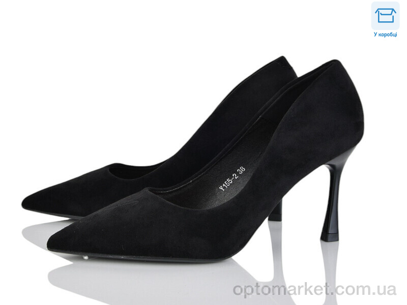 Купить Туфлі жіночі Y155-2 L&M чорний, фото 1