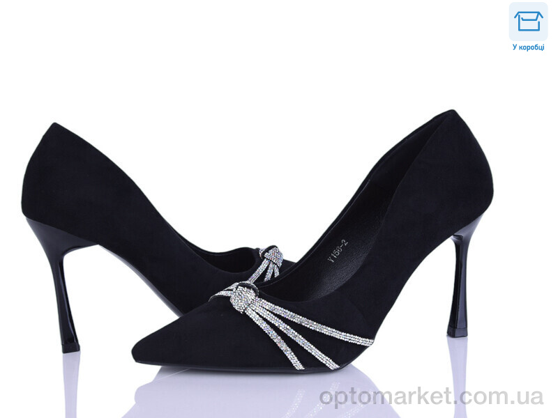 Купить Туфлі жіночі Y156-2 L&M чорний, фото 1