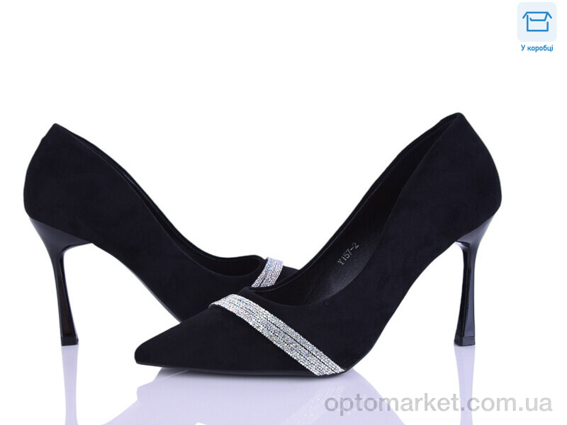 Купить Туфлі жіночі Y157-2 L&M чорний, фото 1