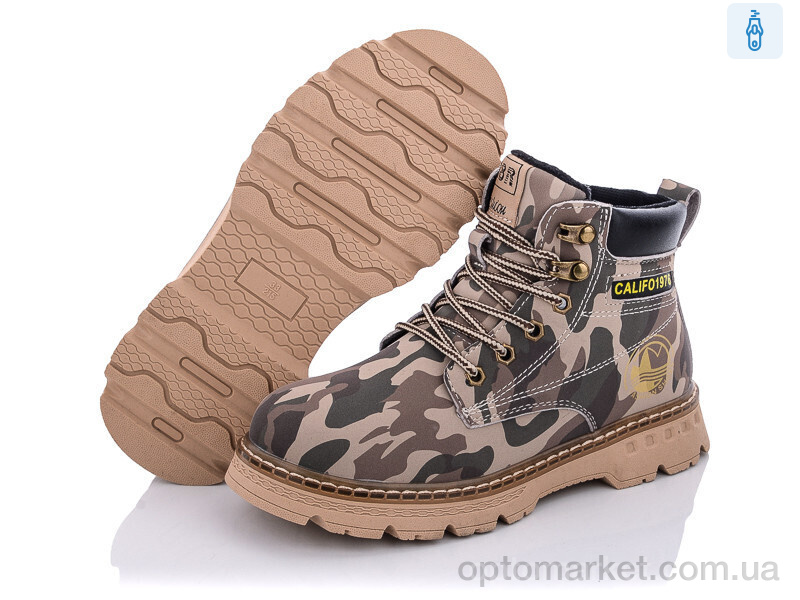 Купить Черевики дитячі Y160(B8090-1) army green-beige Angel бежевий, фото 1