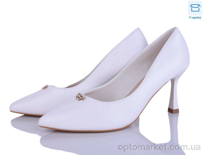 Купить Туфлі жіночі Y161-3 Lemon білий, фото 1