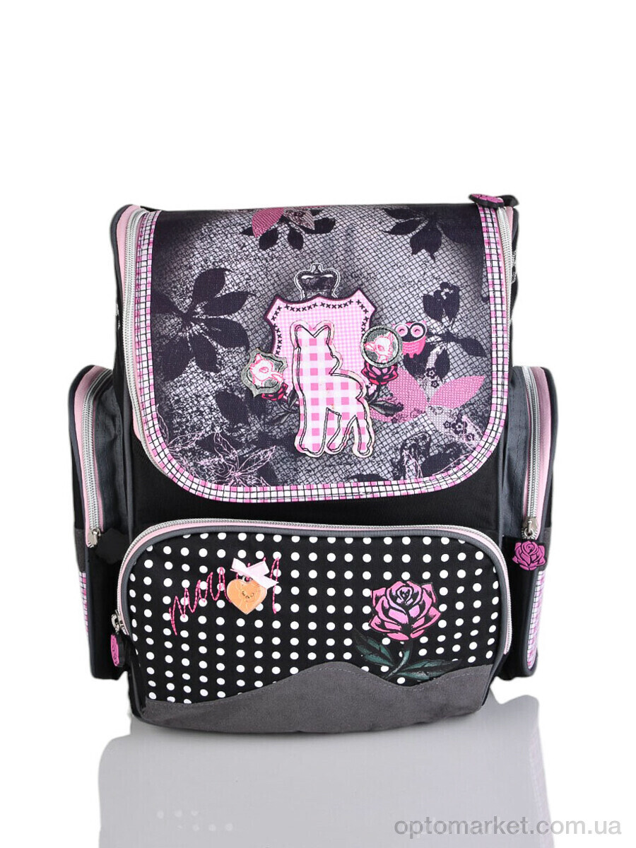 Купить Рюкзак дитячі Y1617 black Red Hat чорний, фото 1