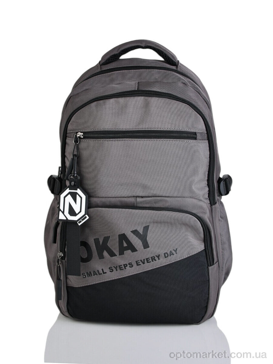 Купить Рюкзак дитячі Y1621-1 grey Red Hat сірий, фото 1