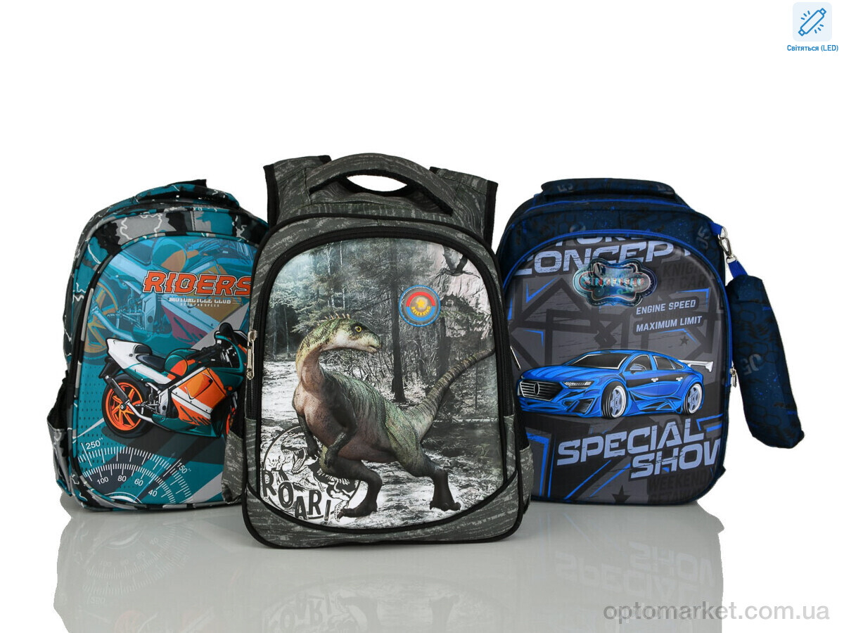 Купить Рюкзак дитячі Y1630-1 LED (25x35x15) mix Red Hat мікс, фото 1