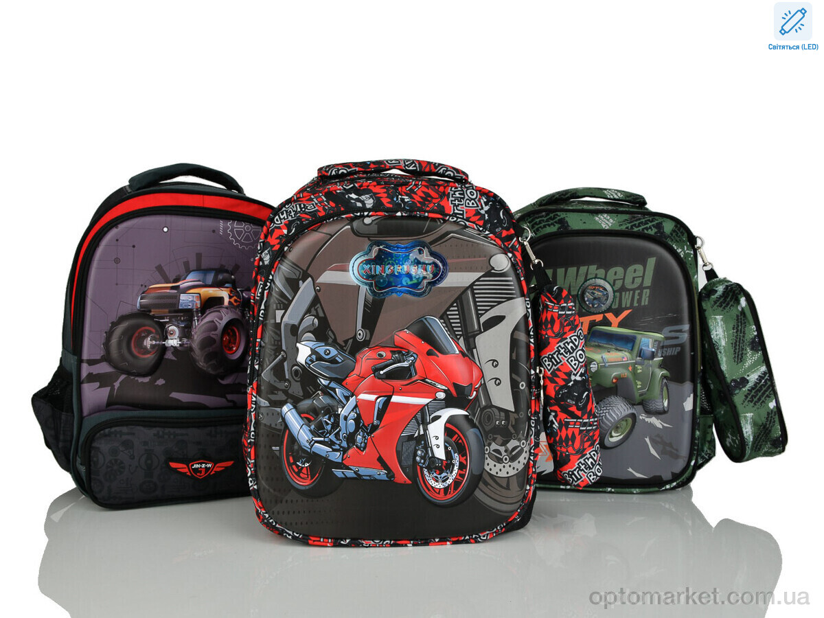 Купить Рюкзак дитячі Y1630-5 LED (25x35x15) mix Red Hat мікс, фото 1