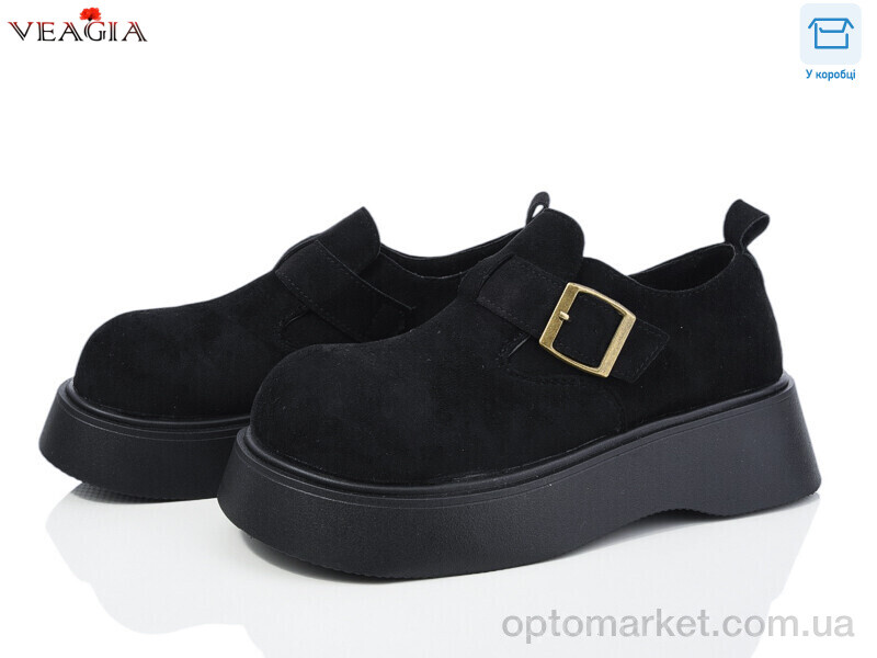 Купить Туфлі жіночі Y168-1 FAN чорний, фото 1