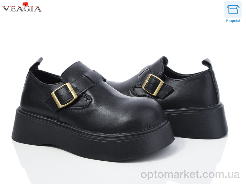 Купить Туфлі жіночі Y168-2 FAN чорний, фото 1