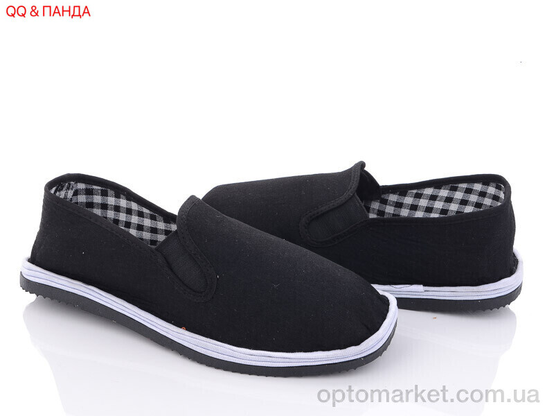 Купить Еспадрільї жіночі Y18 QQ shoes чорний, фото 1