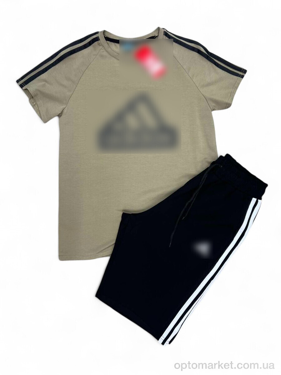 Купить Спортивний костюм чоловічі Y2-3 khaki-black A.idas хакі, фото 1