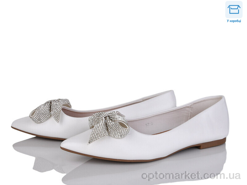Купить Балетки жіночі Y2-6 L&M білий, фото 1