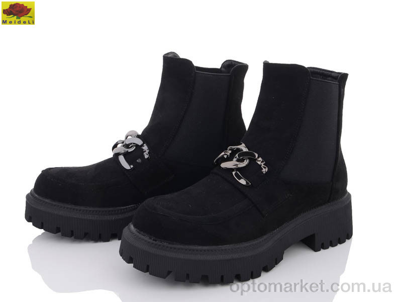 Купить Ботинки женские Y2021-11 Mei De Li черный, фото 1