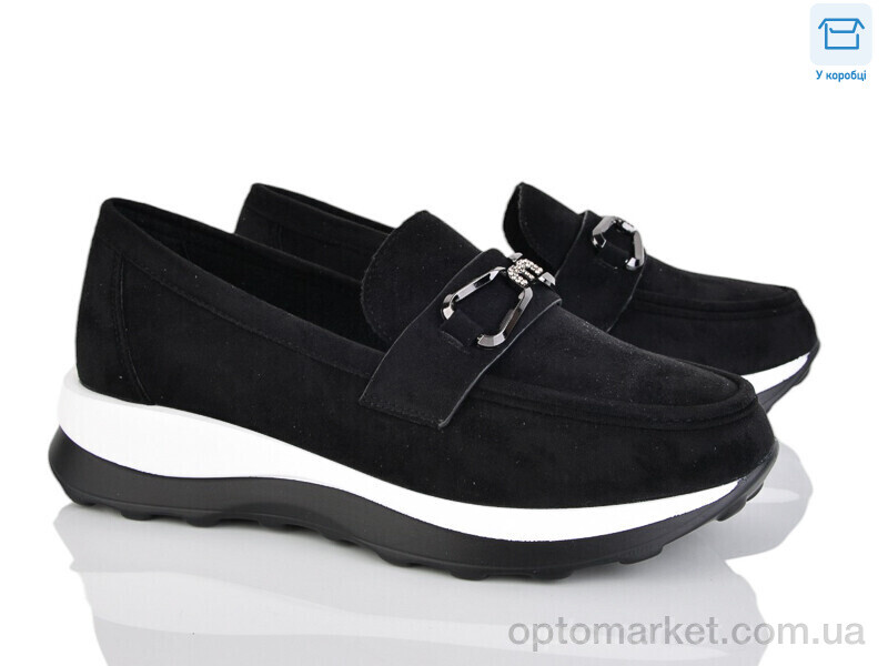 Купить Туфлі жіночі Y208-1 L&M чорний, фото 1