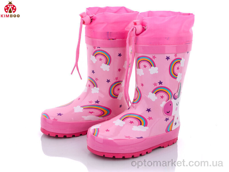 Купить Гумове взуття дитячі Y2123-1F Kimbo-o рожевий, фото 1