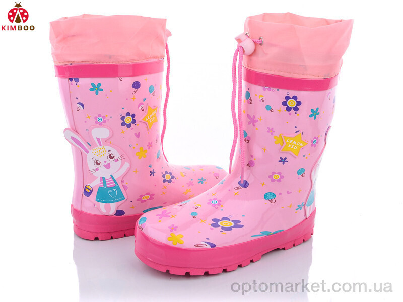 Купить Гумове взуття дитячі Y2128-2F Kimbo-o рожевий, фото 1