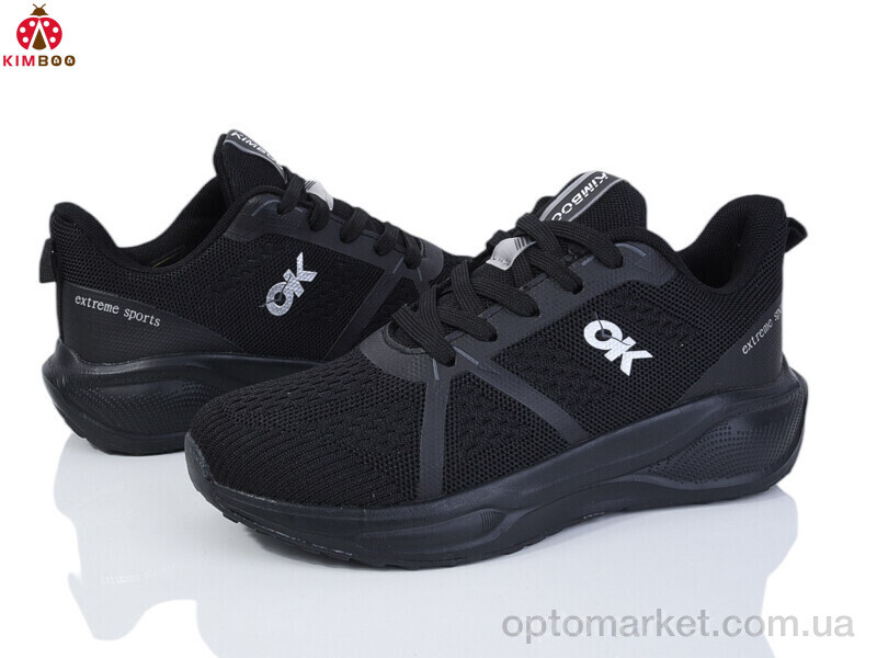 Купить Кросівки унісекс Y2520-4A Kimbo-o чорний, фото 1