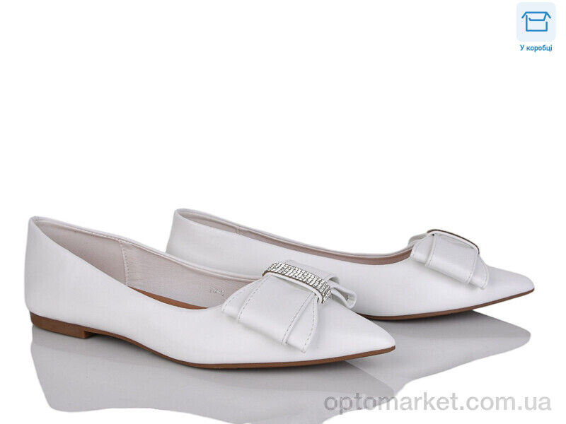 Купить Балетки жіночі Y3-5 L&M білий, фото 1