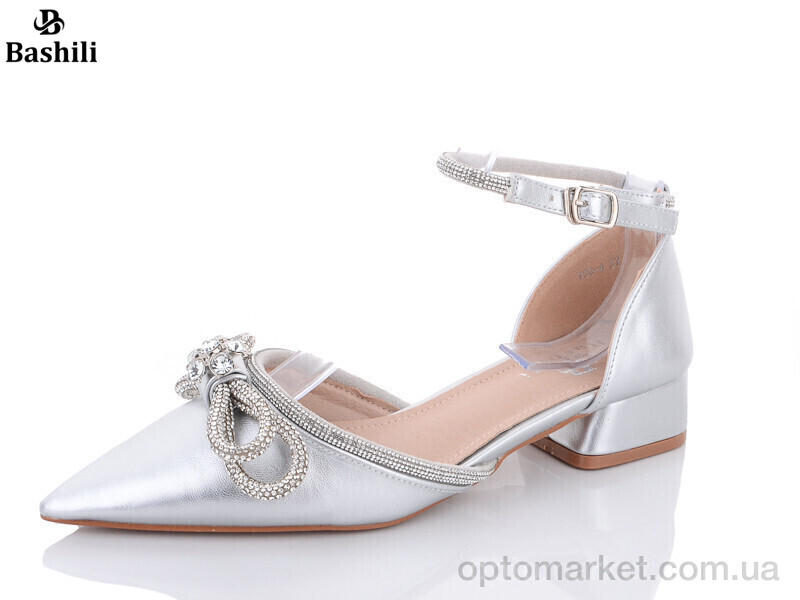 Купить Туфлі жіночі Y30-4 Башили срібний, фото 1