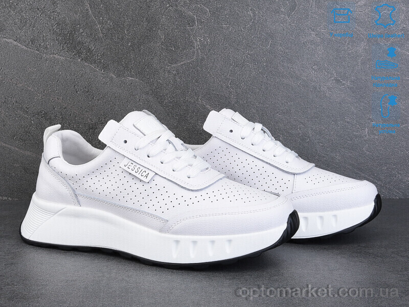 Купить Кросівки жіночі Y3001-1 Jessica білий, фото 2
