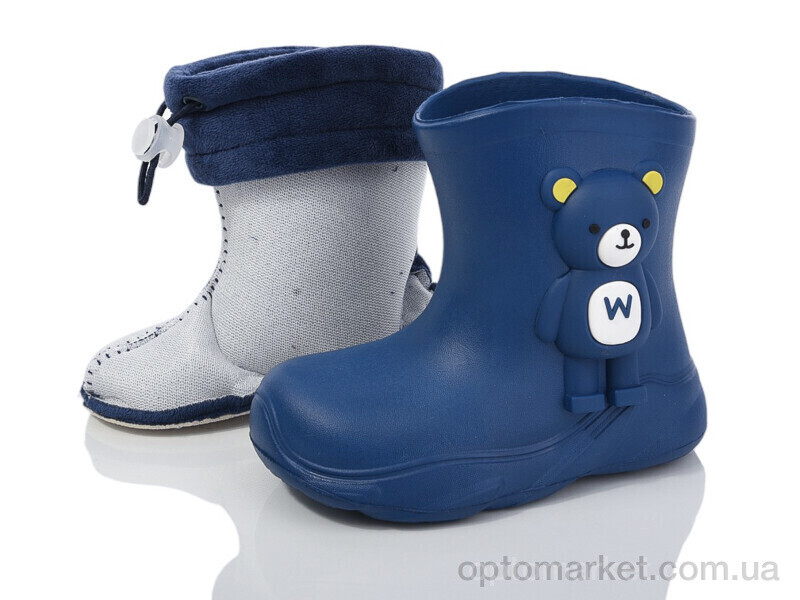 Купить Гумове взуття дитячі Y305 M&L  Alex13 синій, фото 2