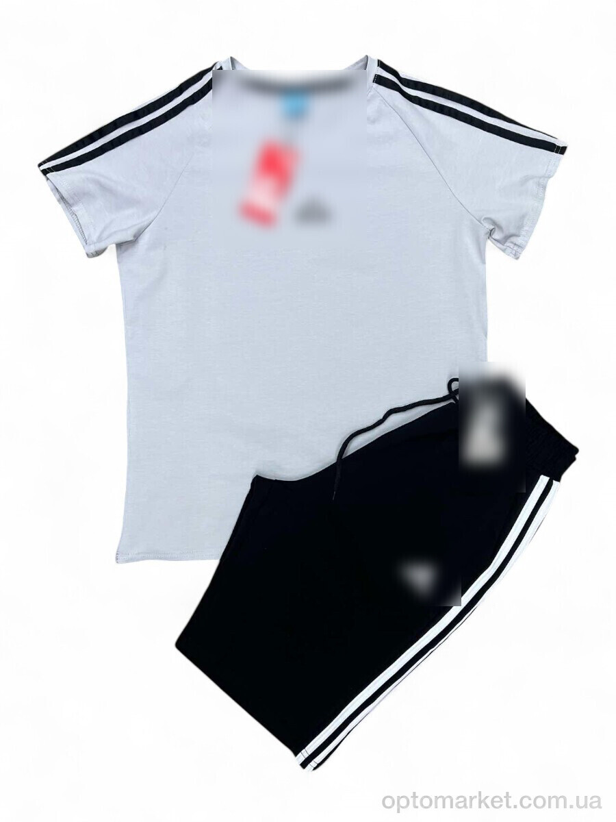 Купить Спортивний костюм чоловічі Y4-5 white-black A.idas білий, фото 1