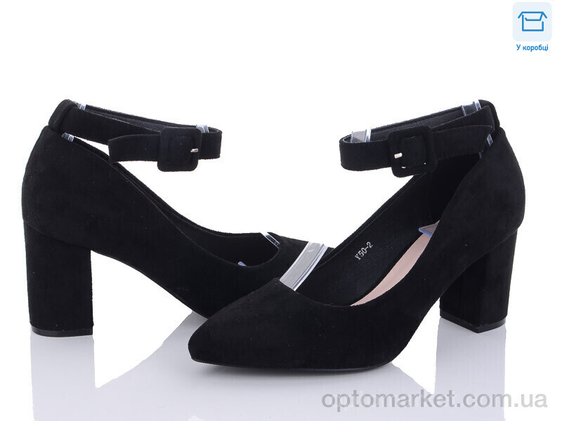 Купить Туфлі жіночі Y50-2 L&M чорний, фото 1