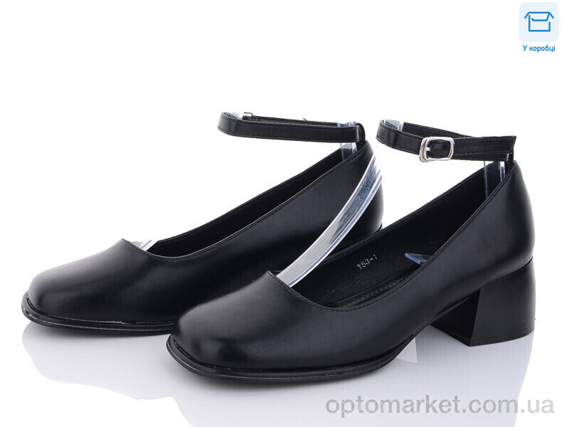 Купить Туфлі жіночі Y53-1 L&M чорний, фото 1