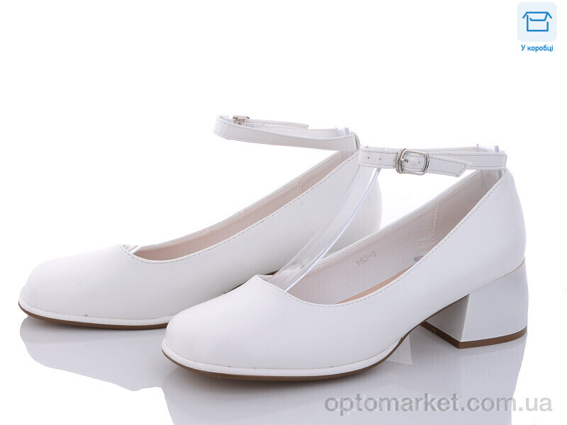 Купить Туфлі жіночі Y53-3 L&M білий, фото 1